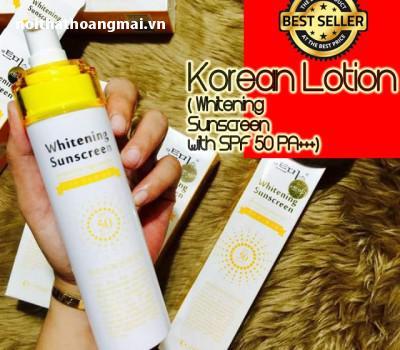 AUTHENTIC Korean Lotion ( Whitening Sunscreen with SPF 50 PA+++) 150ML